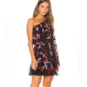 Devlin One Shoulder Floral Dress | Size Medium NWT